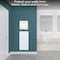 5Seconds Brand Revsible Wall Guard for Hand Dryer, Alum Wall Splash Guard, Adhesive Tape Strips, White&Grey Clr 111993 - alternate 4