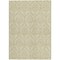 Homeroots 10' X 14' Light Green Damask Washable Non Skid Indoor Outdoor Area Rug 563861 - alternate 5