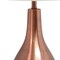 Homeroots 20" Rose Gold Metal Novelty Table Lamp With White Drum Shade 643323 - alternate 4