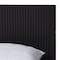 Baxton Studio Primrose Mid-Century Black Fluted Wood Queen Size Platform Bed 249-13816-ZORO - alternate 6
