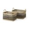 Homeroots 19" Brown Water Hyacinth Basket 609423 - alternate 4