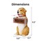 Techko Barkley the Greeting Puppy Solar Outdoor Garden Statue with Integrated LED Light, 8PK SG-822-8PK - alternate 6