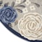 Homeroots 8' Blue and Gray Round Floral Indoor Outdoor Area Rug 527633 - alternate 5