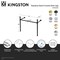Kingston Brass Stainless Steel Console Sink Legs, Polished Nickel VPB34416 - alternate 2