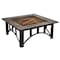 Pure Garden Round Outdoor Wood-Burning Fireplace, 5-Piece Fire Pit Set, 25 lb Box of Fire Starters 50-107FW - alternate 7