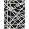 Homeroots 3' X 5' Black And Ivory Geometric Washable Indoor Outdoor Area Rug 600420 - alternate 6
