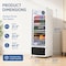 Yeego 21.3 in. Commercial Beverage Refrigerator Glass Door Merchandiser Display YG-SC-240-ZO - alternate 3