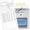 Nile Products Calculating Time Clock, Employees In/Out Time Tracker, Small Business Punch Pack Bundle Time Cards, Ribbon, Keys 4500PP - alternate 4