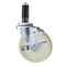 Service Caster 4'' SS Nylon Swivel 3/4'' Expanding Stem Caster with Brake SCC-SSEX20S414-NYS-TLB-34 - alternate 1