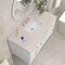 James Martin Vanities Myrrin 48" Single Vanity, Bright White, w/ 3 CM Siberian Silestone Top w/FreePower Wireless Charger 485-V48-BW-FSFR - alternate 6