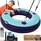 Serenelife 36 in Inflatable Tire Swing with Hang Kit, 600lbs Capacity Heavy Duty Tire Swing with UV and SLSINFSWN99 - alternate 1
