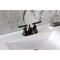 Kingston Brass Double-Handle 4" Centerset Bathroom Faucet with Pop-Up Drain, Oil Rubbed Bronze FB2605CML - alternate 4