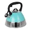 Mr. Coffee 2.5 Quart Stainless Steel Whistling Tea Kettle in Turquoise 128614.01 - alternate 1