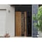 Vdomdoors Steel Door Deux 6678 Natural Oak Sidelight and Transom Window Sidelite Entry Door Painted W36+12xH8 DEUX6678EXD-OAK-W36+12 x H80+16-LH-I - alternate 3