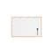 Mastervision Magnetic Dry-Erase Board, Pine Wood Frame, 36" X 48" MM14001010 - alternate 1