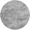 Homeroots 8' Gray Round Washable Indoor Outdoor Area Rug 598826 - alternate 5