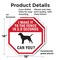 Signmission I Make It to The Fence In 2.8 Secon, 18 inch X 18 inch, Plastic Sign, 2PK OC-P-2PACK-18-61 - alternate 4