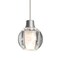 Besa Lighting Boca 3 Cord Pendant, Clear Bubble, Satin Nickel Finish, 1x35W Halogen 1XT-BOCA3BB-SN - alternate 1