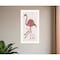 Homeroots Be A Flamingo White Grooved Frame  Print Wall Art 529783 - alternate 5
