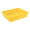 Storex Flat Storage Tray, Yellow, 5PK 62519U05C - alternate 1