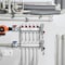 Vevor 5-Branch Radiant Heat Manifold 1/2 in PEX Tubing Floor Heating Manifold Set 7012-25-05-00-NPT - alternate 4