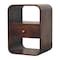 Homeroots 22" Brown Solid Wood One Drawer Nightstand 651752 - alternate 4