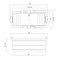 Alfi Brand 65" 2 Person Free Standing Cedar Wooden Bathtub W/Fixtures & Headrests AB1130 - alternate 4