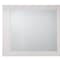 Homeroots 37" White Square Wood Framed Mounted Dresser Mirror 486454 - alternate 4