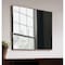 Homeroots 32" Gray Square Metal Framed Accent Mirror 510898 - alternate 3