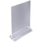 Azar Displays 8.5"W x 11"H Top-Load Two Sided Sign Holder, PK10 142715 - alternate 1
