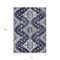 Homeroots 3' X 5' Purple Eggplant And Sage Medallion Washable Indoor Outdoor Area Rug 589014 - alternate 5
