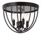 Jonathan Y Peter 13.75" Metal LED Flush Mount, Oil Rubbed Bronze JYL9513A - alternate 1