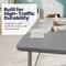 Flash Furniture Wren 72 in x 30 in Adjustable Height Activity Table, Thermal Laminate Top, Short Legs, Gray XU-A3072-REC-GRY-T-P-GG - alternate 9