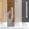 Amerock Stature 3-3/4 in 96 mm Center-to-Center Satin Nickel Cabinet Pull BP36887G10 - alternate 4