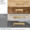 Amerock Appoint 5-1/16 in & 6-5/16 in 128 mm & 160 mm Center-to-Center Champagne Bronze Cabinet Cup Pull BP36763CZ - alternate 4