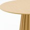 Homeroots 60" Brown Solid Wood Pedestal Base Round Top Dining Table 721029 - alternate 4