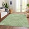 Homeroots 10' X 14' Artichoke Green And Ivory Medallion Washable Indoor Outdoor Area Rug 617454 - alternate 5