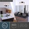 Vaxcel Laurelhurst 3-Light Vanity Light, Matte Black, White Marble Glass, 22-In. Wide W0577 - alternate 6