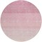 Homeroots 8' Pink And Ivory Round Ombre Washable Indoor Outdoor Area Rug 595819 - alternate 6