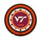 Holland Bar Stool Virginia Tech University 19 Double Neon Wall Clock Clk19BK - alternate 1