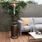 Homeroots 48000 BTU Bronze Steel Propane Cylindrical Pole Standing Patio Heater 480571 - alternate 3
