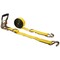 Mytee Products (10 Pack) 2in x 27ft Ratchet Strap with Double J-Hooks & Floating D-Rings - 3, 3..., 10PK RS227WH-DRx10 - alternate 7
