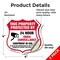 Signmission Video Surveillance Shield Sign This Prop, 4 inch X 4 inch, Vinyl Decal, 2PK SHI-D-2PACK-4-470 - alternate 3