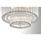 Euf Glasbury, Flush Mount, 9-Light, 24", Polished Nickel, Ribbed Glass 49169-027 - alternate 2