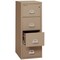 Fireking 4 Drawer, 1 Hr Fire & impact rated, 25" depth Letter Taupe 4-1825-CTA - alternate 2