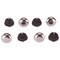 Prosource Furniture Glide, Metal, Nickel Plated, Nickel Plated, 3/4 x 3/4 x7/8 in Dimensions FE-50411-PS - alternate 1