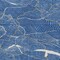 Homeroots 5' X 8' Blue Ivory And Gold Abstract Washable Indoor Outdoor Area Rug 601045 - alternate 6