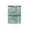 Homeroots 8' X 10' Sage Teal Blue And Navy Blue Abstract Washable Indoor Outdoor Area Rug 612482 - alternate 5
