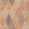 Homeroots 10' X 14' Orange Peach And Ruby Red Argyle Washable Indoor Outdoor Area Rug 613722 - alternate 4