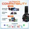 Delton Wireless Bluetooth Over-the-Ear Headphones, Noise-Canceling Computer Headset, Black G520 - alternate 6